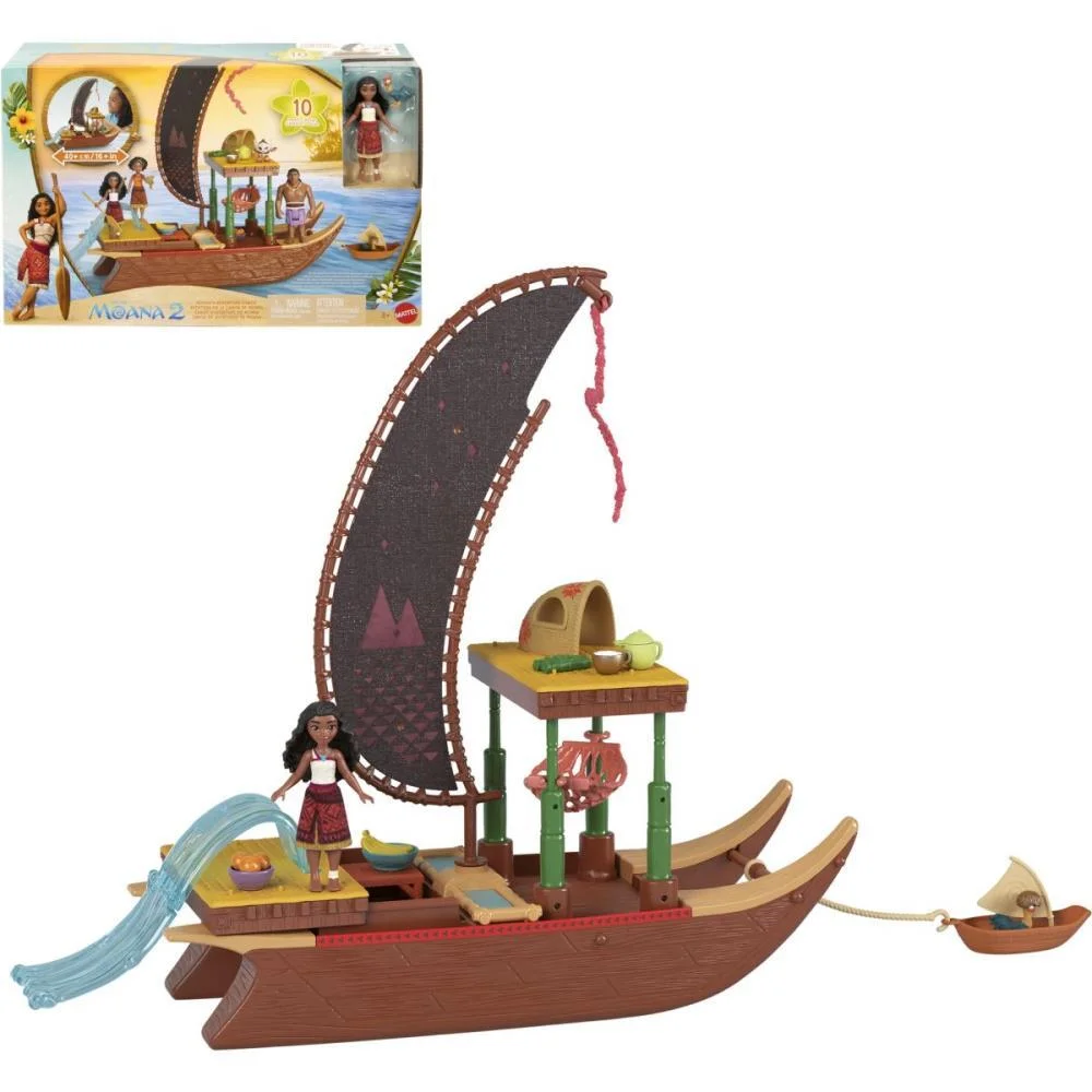 BONECA DISNEY MOANA TRANFORMAÇÃO DE BARCO MATTEL (UNIDADE) - imagem 11