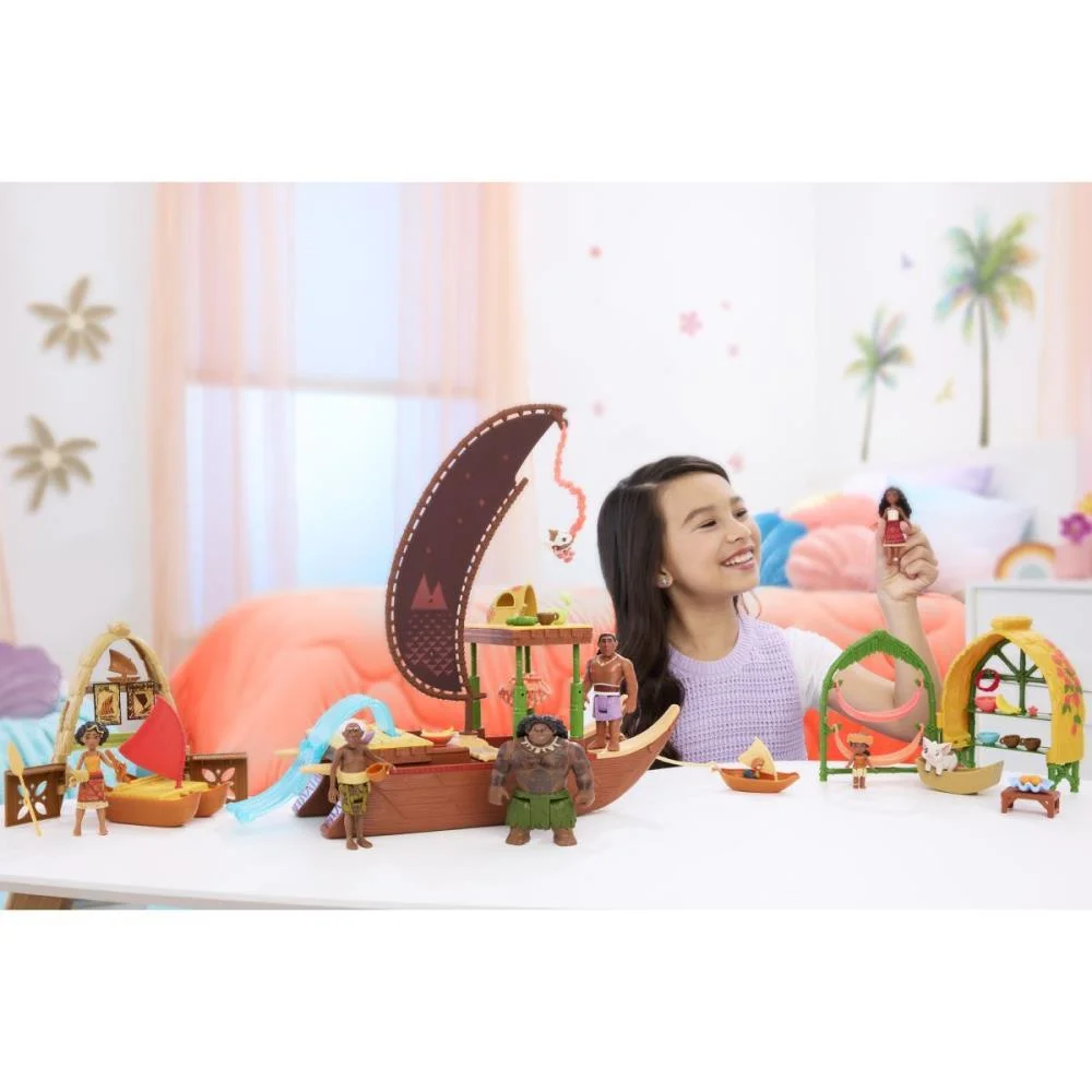 BONECA DISNEY MOANA TRANFORMAÇÃO DE BARCO MATTEL (UNIDADE) - imagem 12