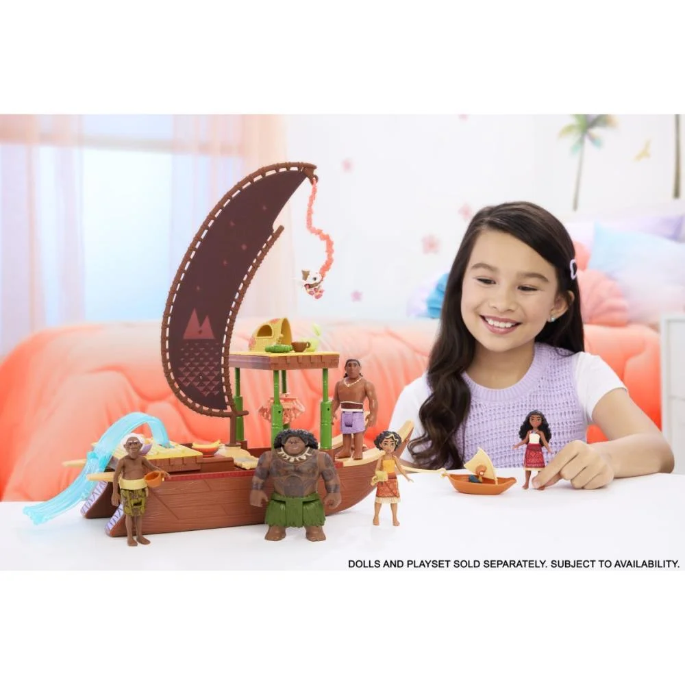 BONECA DISNEY MOANA TRANFORMAÇÃO DE BARCO MATTEL (UNIDADE) - imagem 13