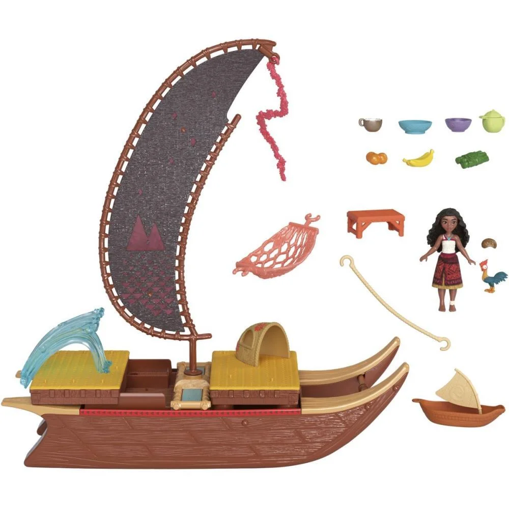 BONECA DISNEY MOANA TRANFORMAÇÃO DE BARCO MATTEL (UNIDADE) - imagem 3
