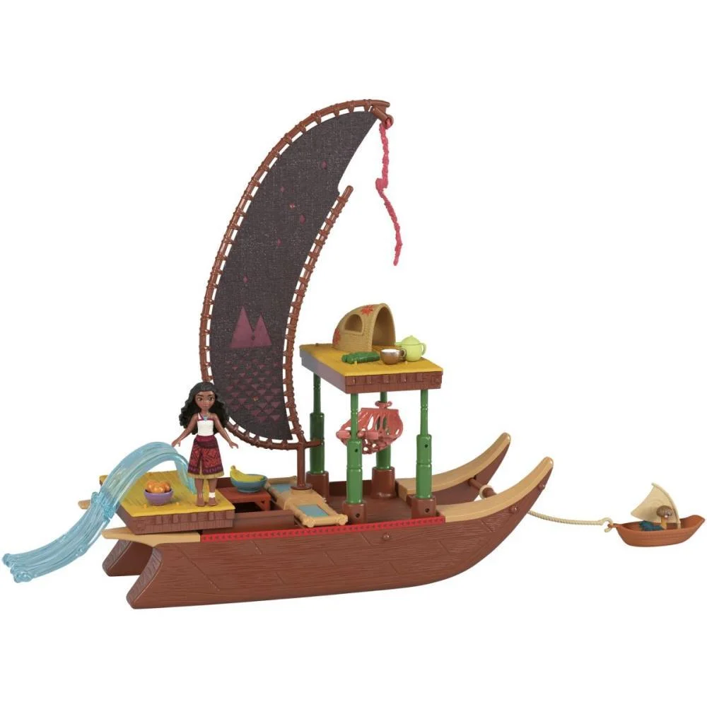 BONECA DISNEY MOANA TRANFORMAÇÃO DE BARCO MATTEL (UNIDADE) - imagem 4