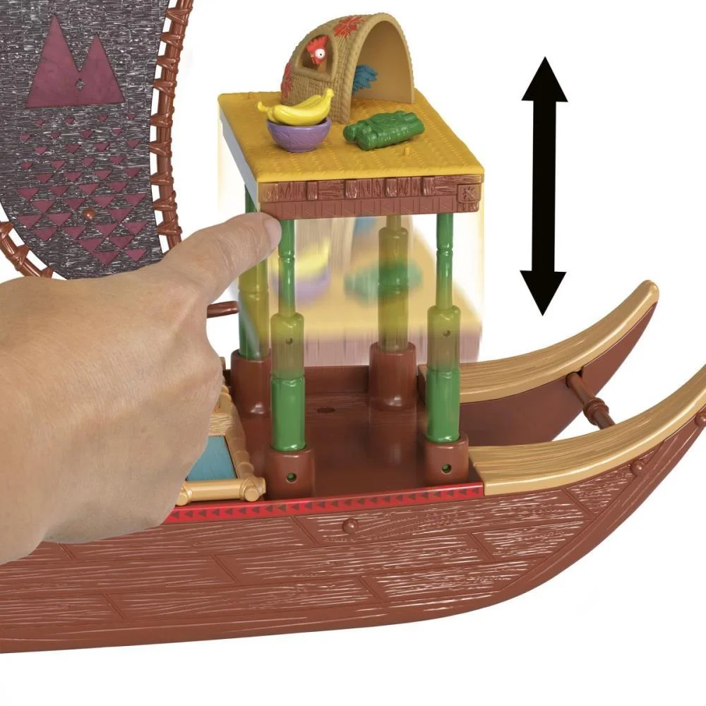 BONECA DISNEY MOANA TRANFORMAÇÃO DE BARCO MATTEL (UNIDADE) - imagem 8