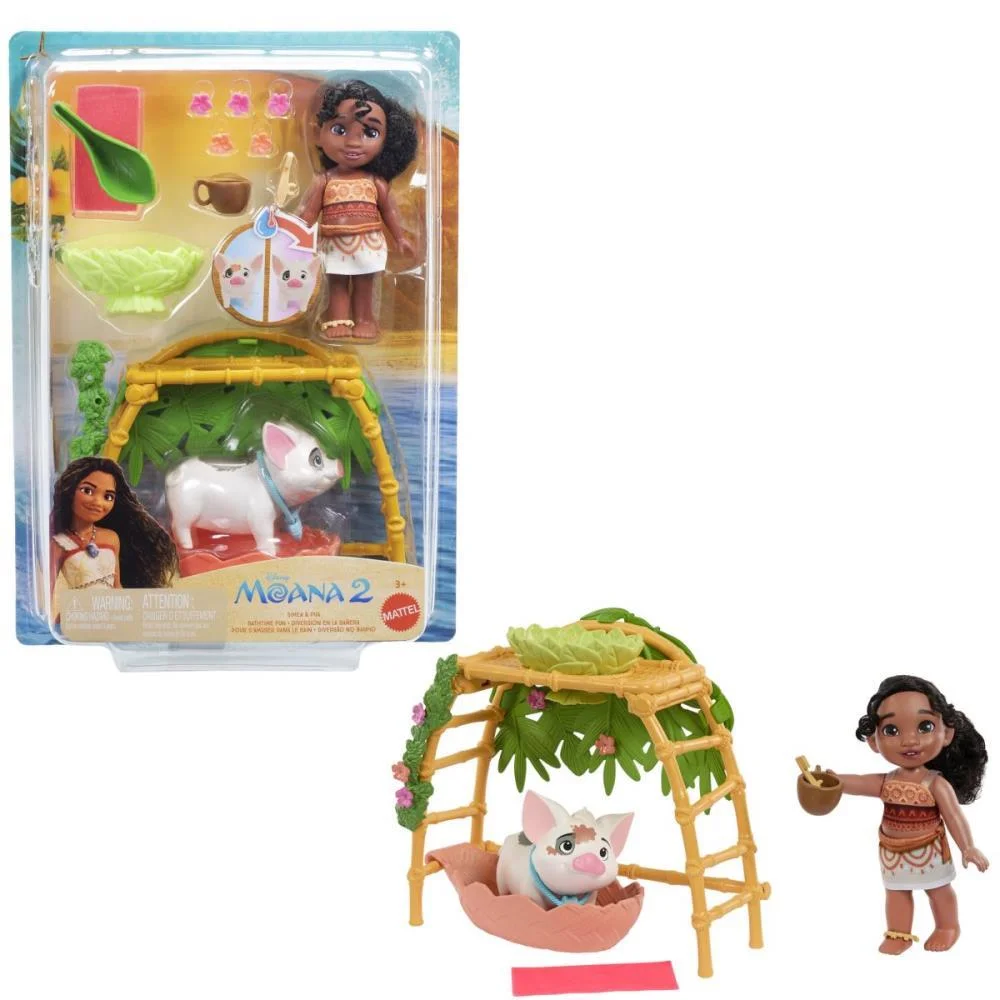 BONECA DISNEY MOANA IRMA PLAYSET+ACCY MATTEL (UNIDADE) - imagem 8
