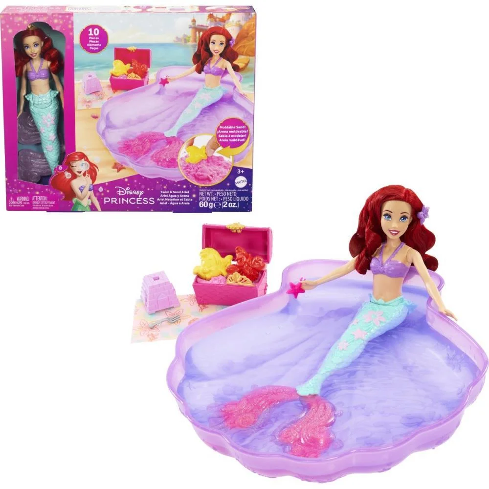 BONECA DISNEY PRINCESA ARIEL AVENT.NA PISCIN MATTEL (UNIDADE) - imagem 7