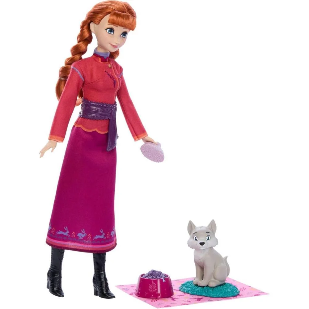 BONECA DISNEY FROZEN ANNA COM BEBE RAPOSA MATTEL (UNIDADE) - imagem 4