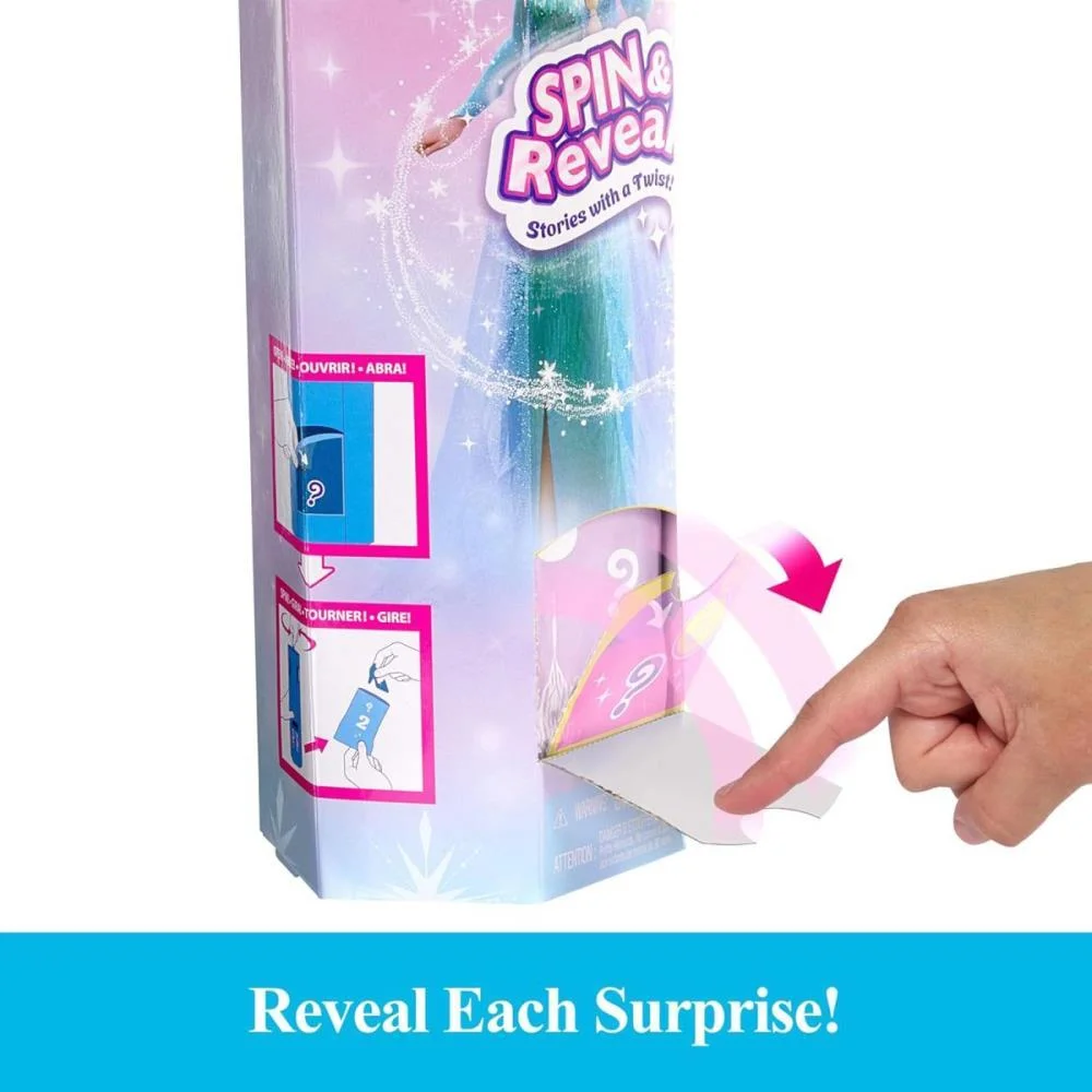 BONECA DISNEY FROZEN ELSA SPIN E REVEAL MATTEL (UNIDADE) - imagem 5