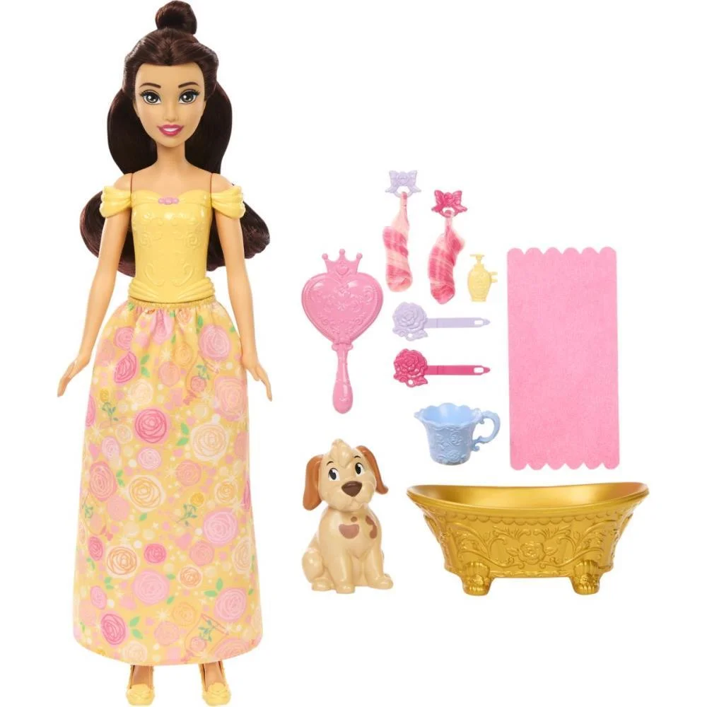 BONECA DISNEY PRINCESA BELA COM CACHORRINHO MATTEL (UNIDADE) - imagem 3