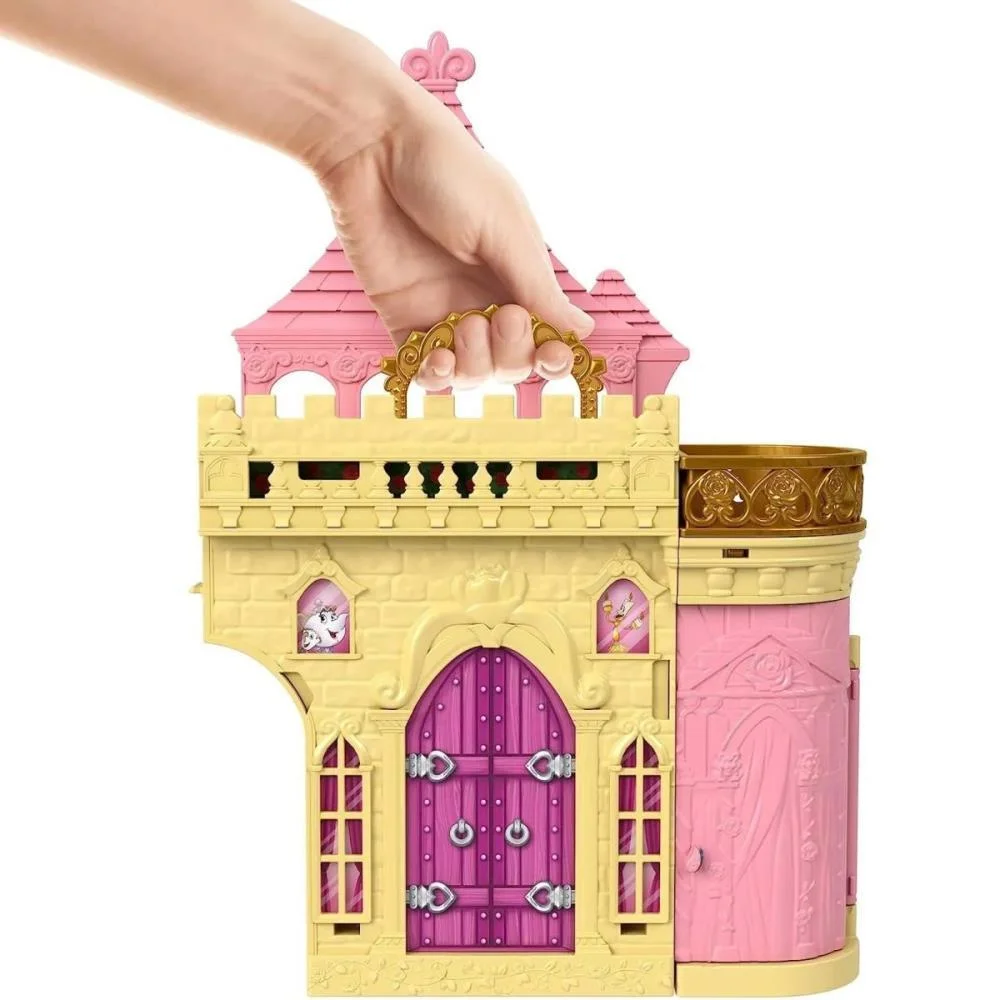 BONECA DISNEY PRINCESA MINI CASTELO DA BELA MATTEL (UNIDADE) - imagem 12