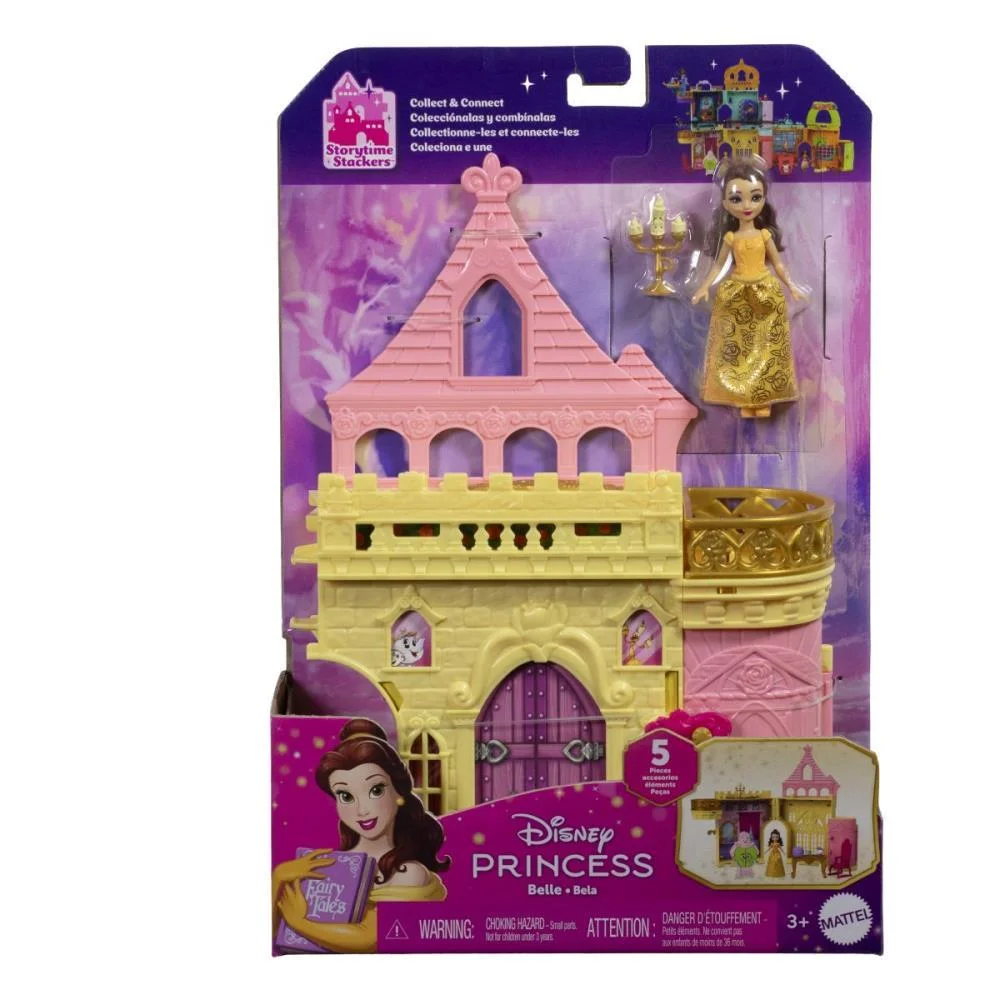 BONECA DISNEY PRINCESA MINI CASTELO DA BELA MATTEL (UNIDADE) - imagem 15
