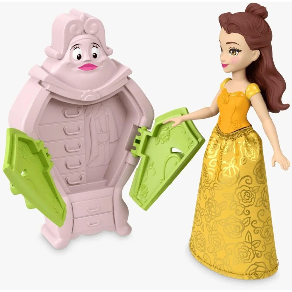 BONECA DISNEY PRINCESA MINI CASTELO DA BELA MATTEL (UNIDADE) - imagem 5