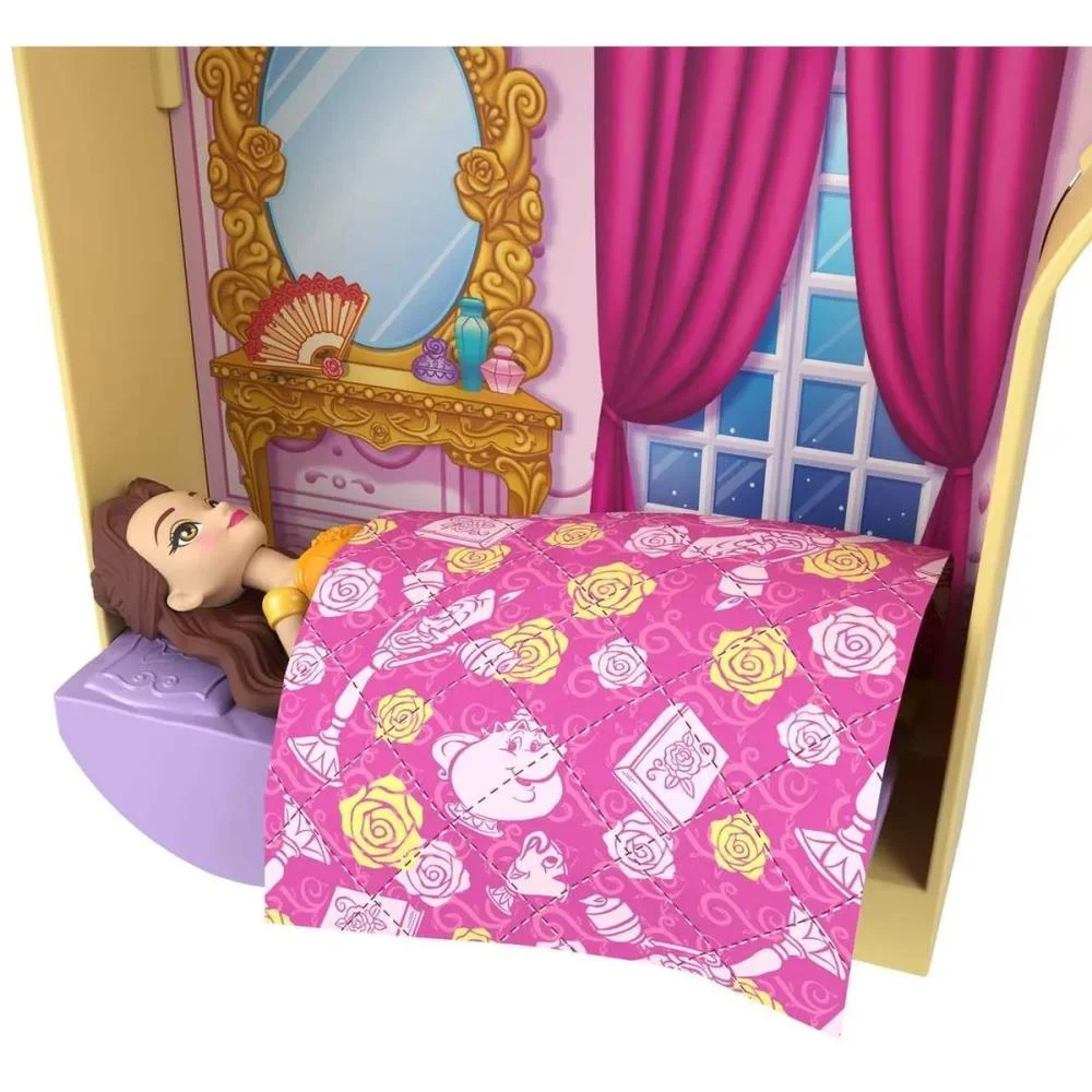 BONECA DISNEY PRINCESA MINI CASTELO DA BELA MATTEL (UNIDADE) - imagem 8