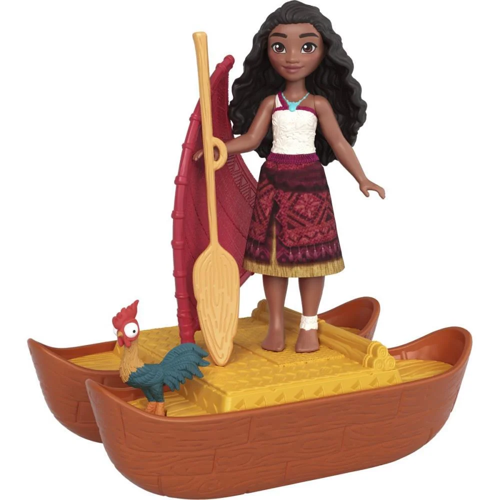 BONECA DISNEY MOANA MINI PLAYSET MOANA E AMI MATTEL (UNIDADE) - imagem 6