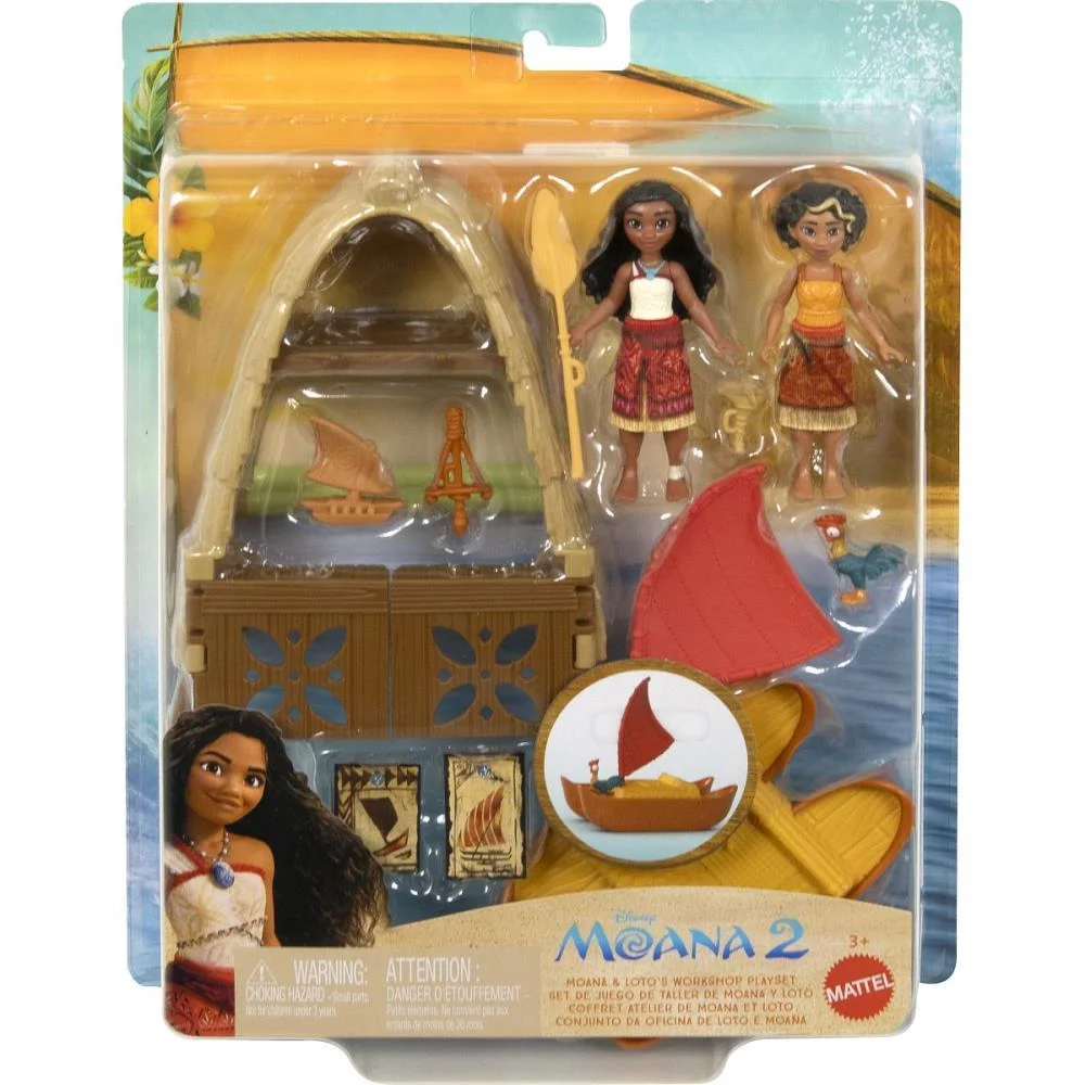 BONECA DISNEY MOANA MINI PLAYSET MOANA E AMI MATTEL (UNIDADE) - imagem 9