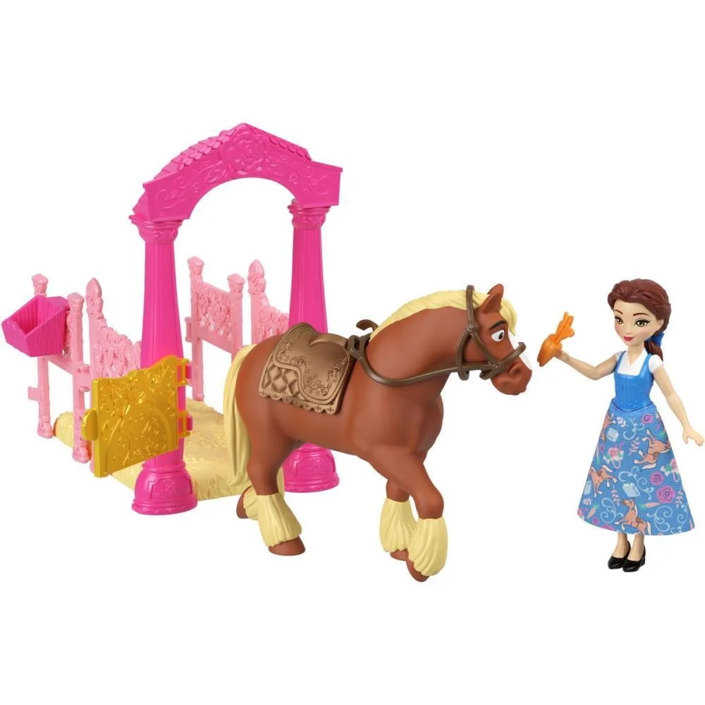 BONECA DISNEY PRINCESA C/ESTABULO E CAVALO(S MATTEL (UNIDADE) - imagem 2