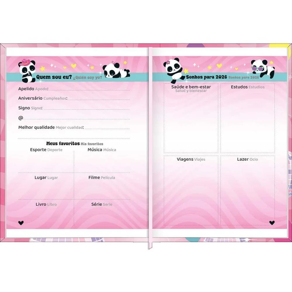 AGENDA 2026 LOVELY FRIEND COST 176F 78X108 TILIBRA (PCT.C/04) - imagem 15