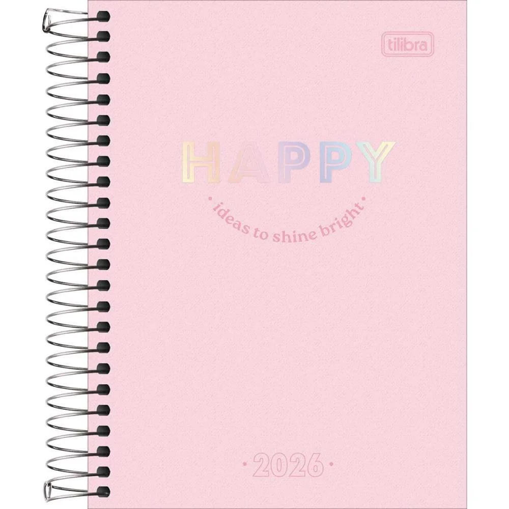 AGENDA 2026 HAPPY ESP 176F 117X164MM TILIBRA (PCT.C/05) - imagem 3