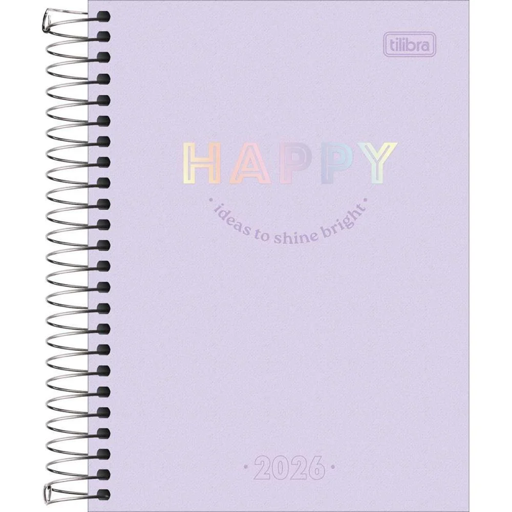 AGENDA 2026 HAPPY ESP 176F 117X164MM TILIBRA (PCT.C/05) - imagem 4