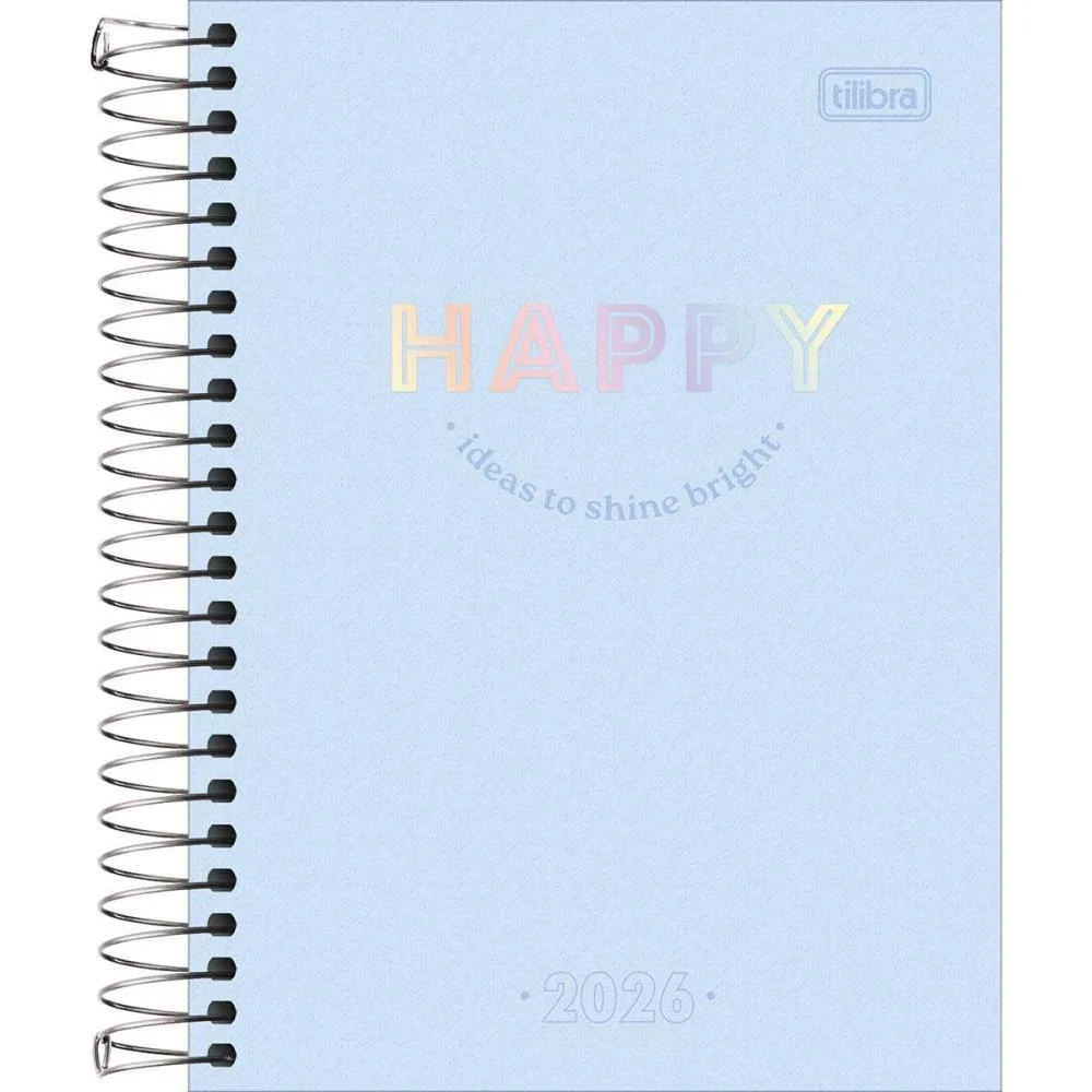 AGENDA 2026 HAPPY ESP 176F 117X164MM TILIBRA (PCT.C/05) - imagem 6