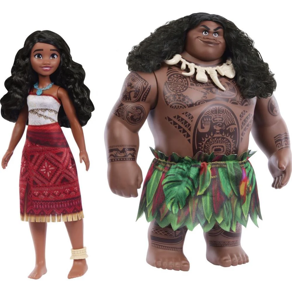 BONECA DISNEY MOANA E MAUI VIAJANTES 2-PACK MATTEL (UNIDADE) - imagem 8
