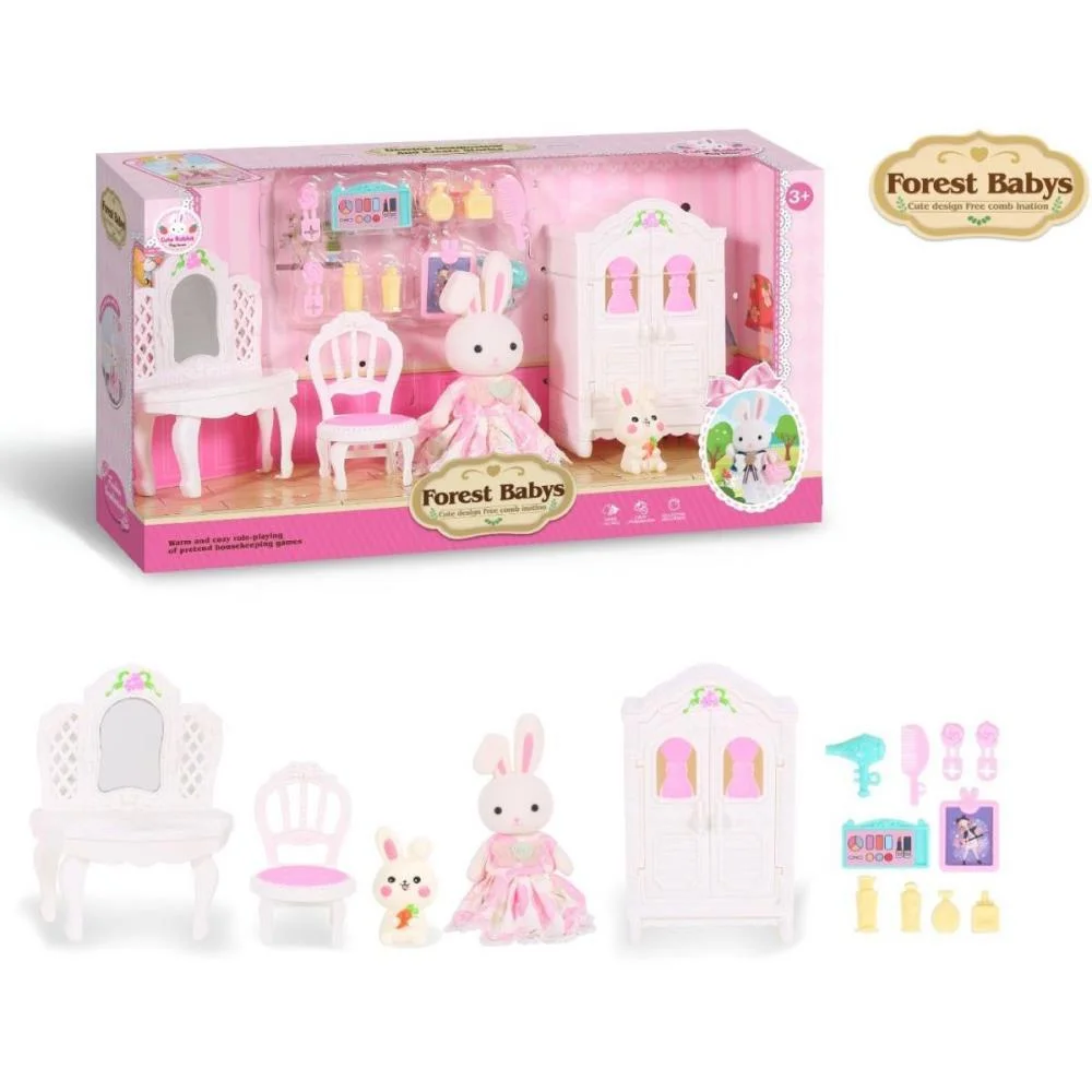 CASINHA DE BONECA FOREST BABYS QUARTO ENCANTADO PP IMPORT (UNIDADE) - imagem 8