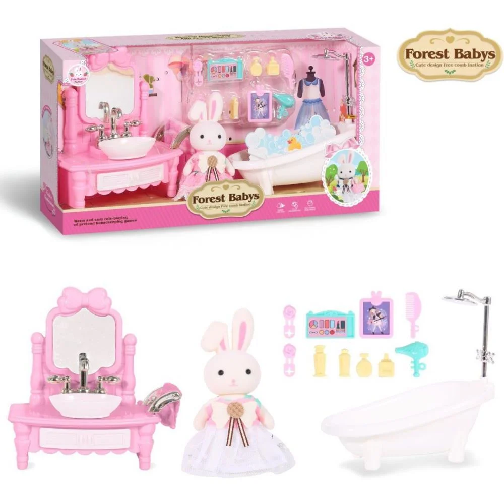 CASINHA DE BONECA FOREST BABYS BANHO MAGICO PP IMPORT (UNIDADE) - imagem 2
