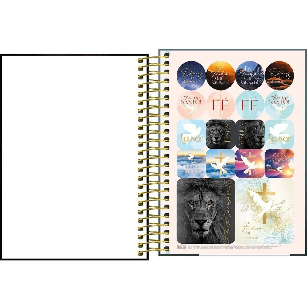 AGENDA 2026 LOUVOR CD ESP 208FLS 140X200MM TILIBRA (PCT.C/04) - imagem 7