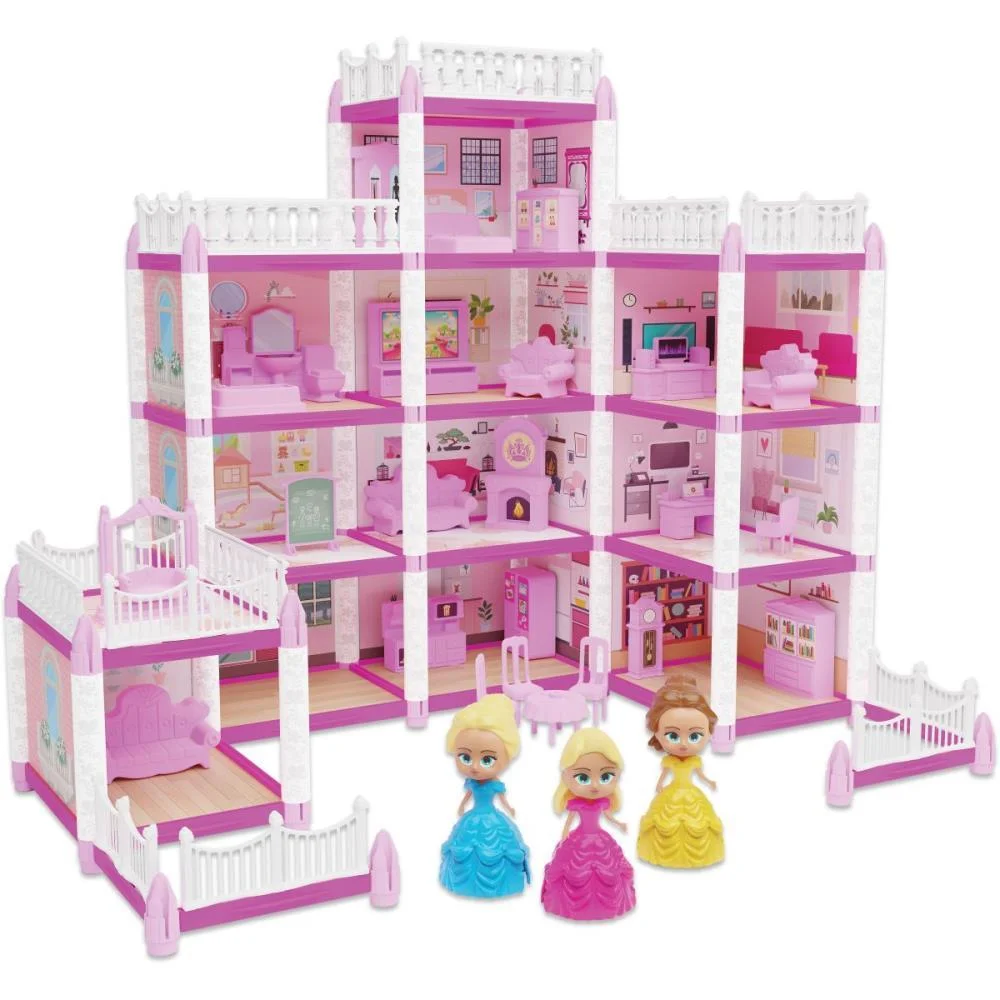 CASINHA DE BONECA CASTELO DA PRINCESA 240PCS GGB PLAST (UNIDADE) - imagem 2
