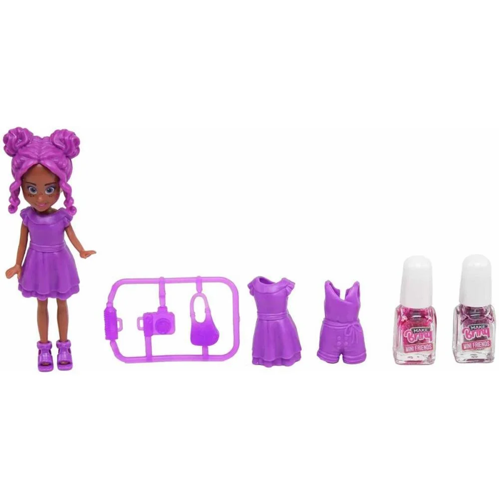 MAQUIAGEM E BELEZA INFANTIL MAKE BRINQ BONECA+ESMATE 8PC(S POLIBRINQ (KIT) - imagem 2