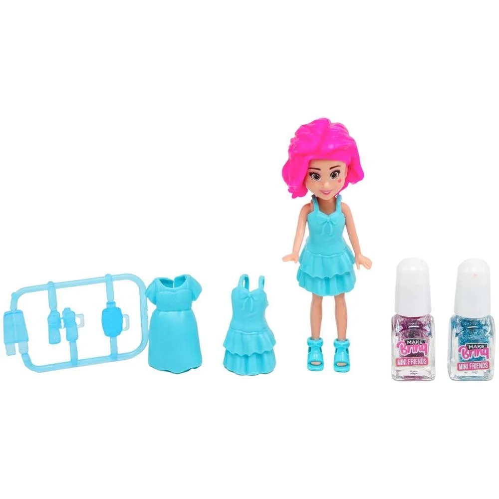 MAQUIAGEM E BELEZA INFANTIL MAKE BRINQ BONECA+ESMATE 8PC(S POLIBRINQ (KIT) - imagem 5
