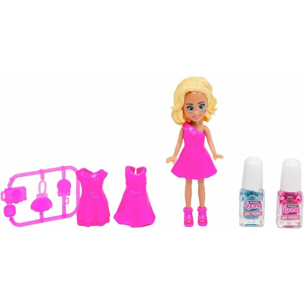 MAQUIAGEM E BELEZA INFANTIL MAKE BRINQ BONECA+ESMATE 8PC(S POLIBRINQ (KIT) - imagem 6