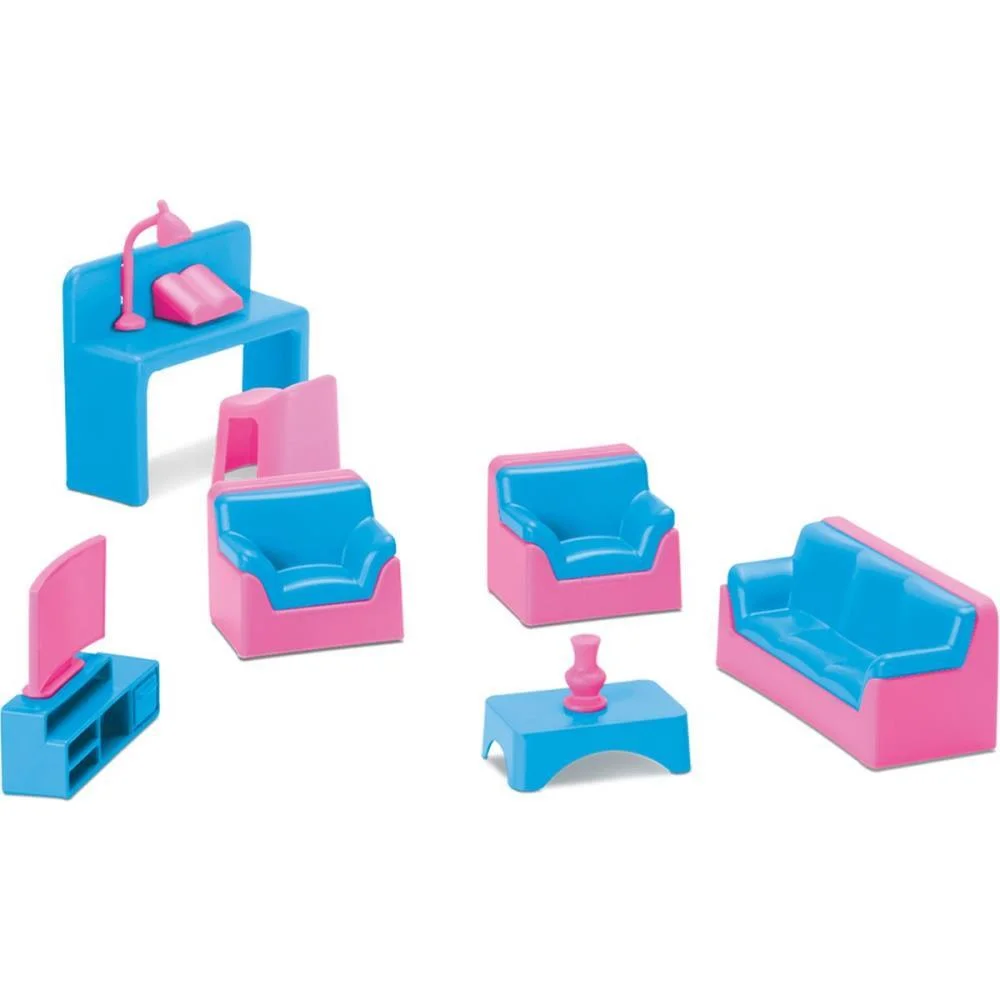 CASINHA DE BONECA CASA DA JUDY C/BONECA SAMBA TOYS (UNIDADE) - imagem 2