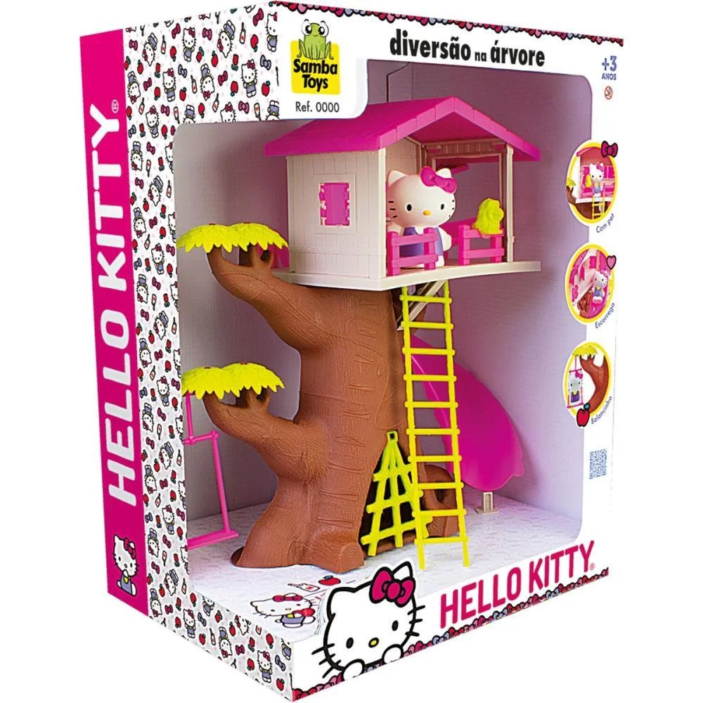 CASINHA DE BONECA HELLO KITTY CASA NA ARVORE SAMBA TOYS (UNIDADE) - imagem 4