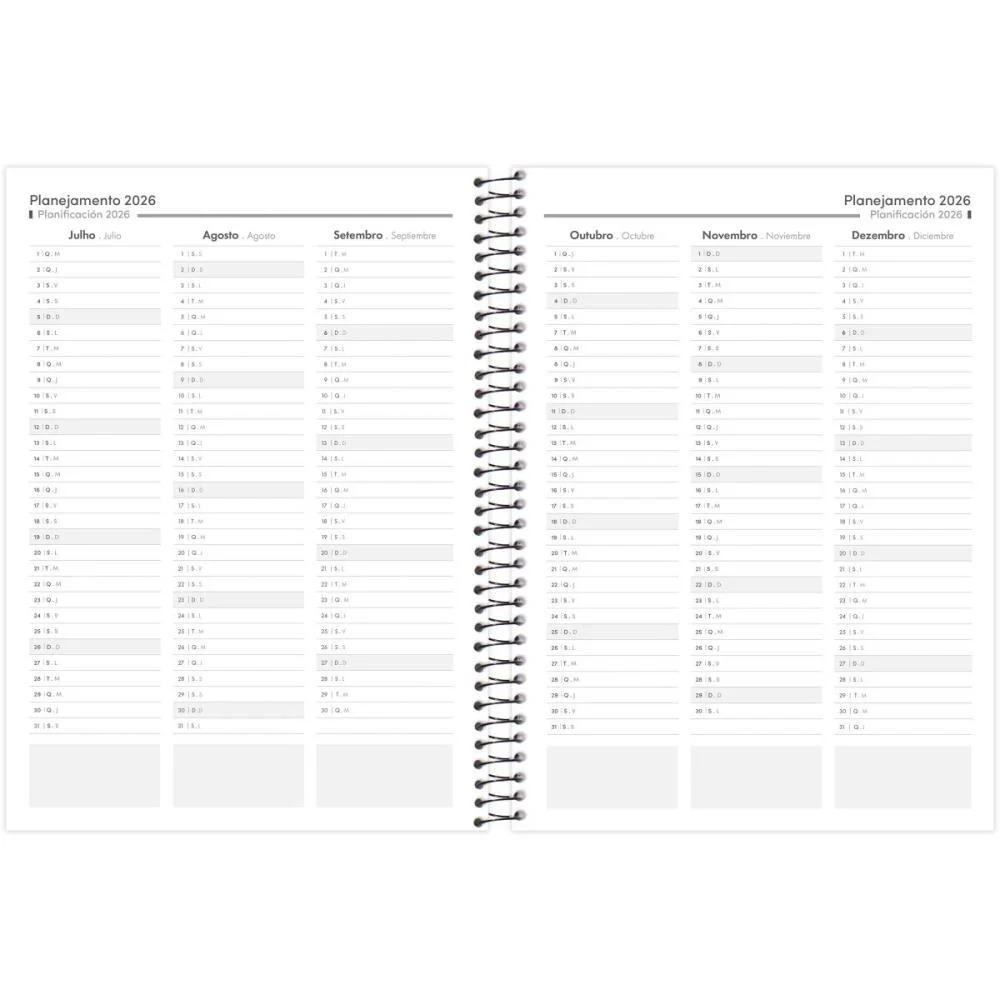 AGENDA 2026 OFFICE CLASS 104F. 200X275MM FORONI (PCT.C/03) - imagem 6