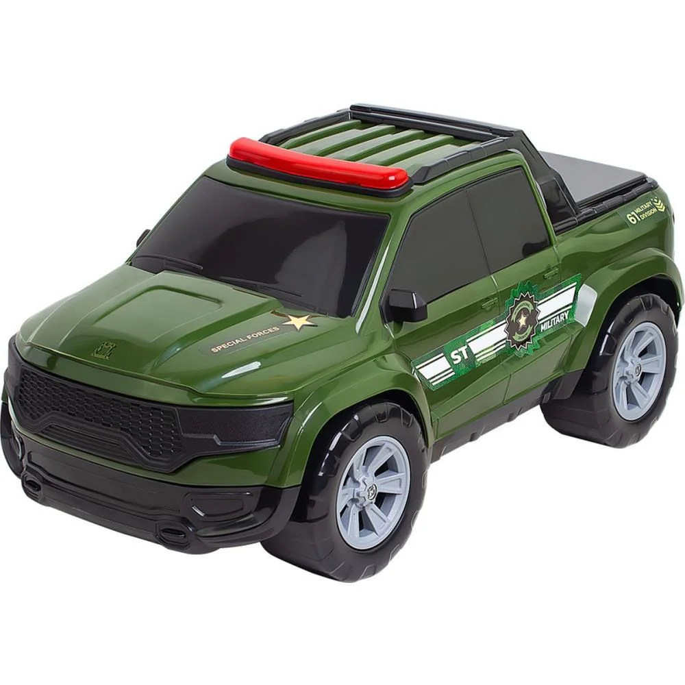 CARRINHO FORCE MILITAR PICK-UP 40CM SAMBA TOYS (UNIDADE) - imagem 2
