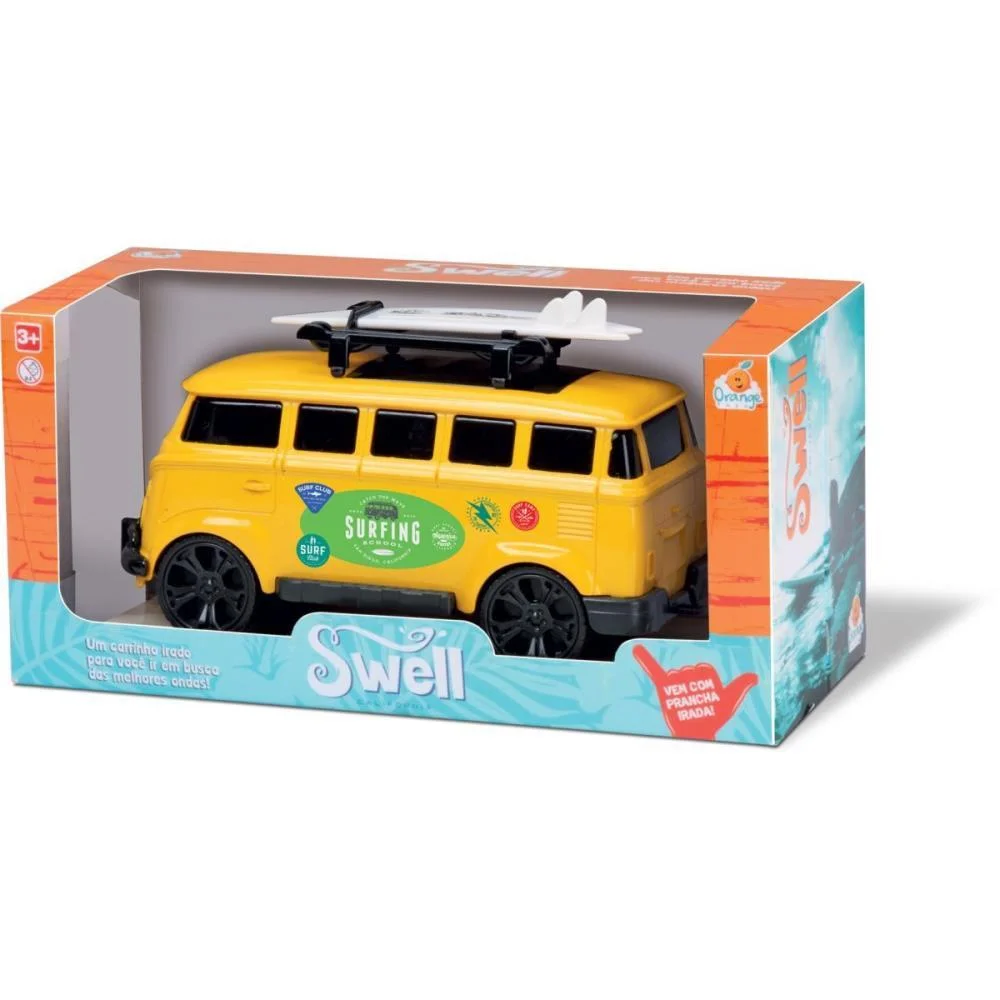 CARRINHO KOMBI C/ PRANCHA CORES SORT. ORANGE TOYS (UNIDADE) - imagem 3