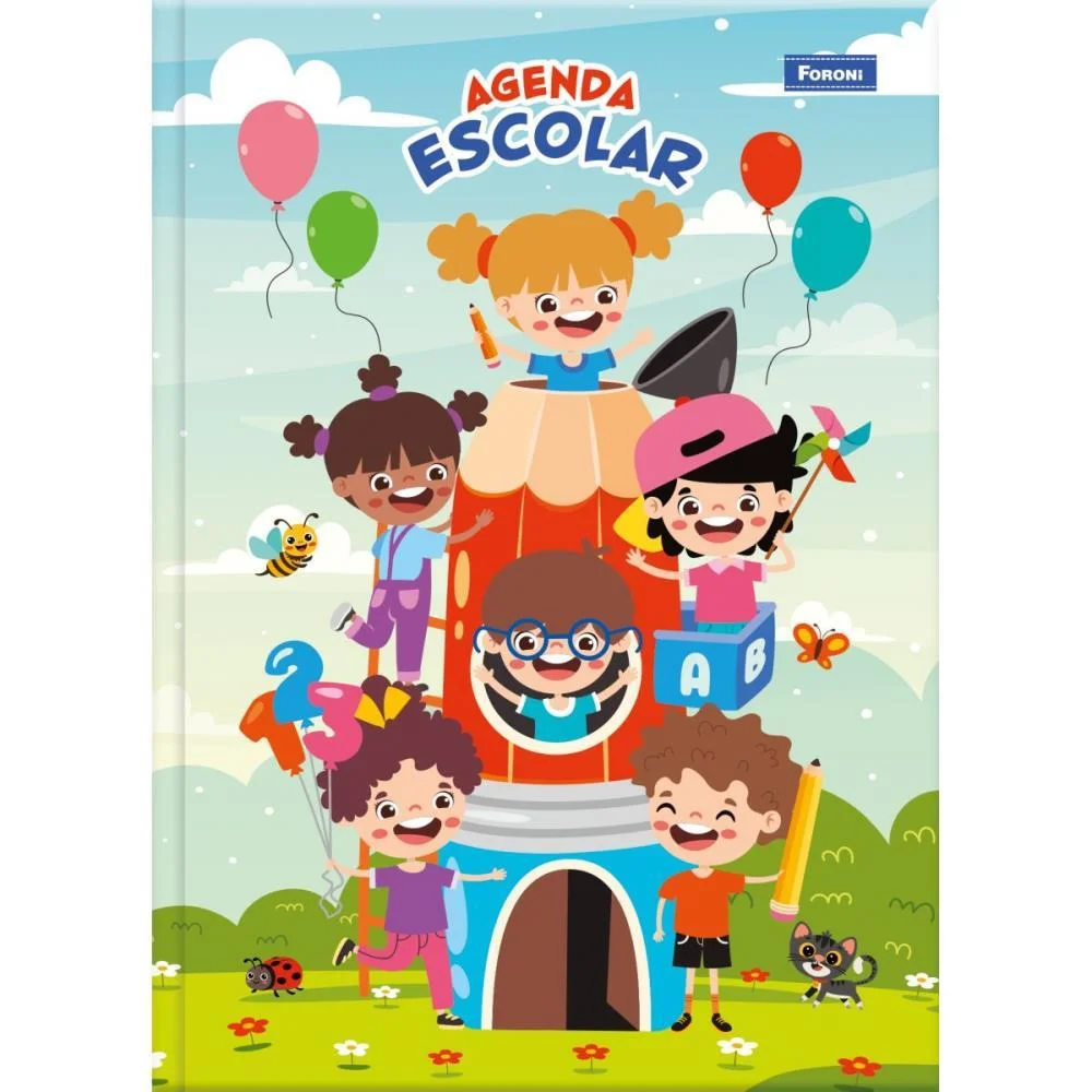 AGENDA PERMANENTE ESCOLAR 96F.105X148MM FORONI (PCT.C/05) - imagem 4