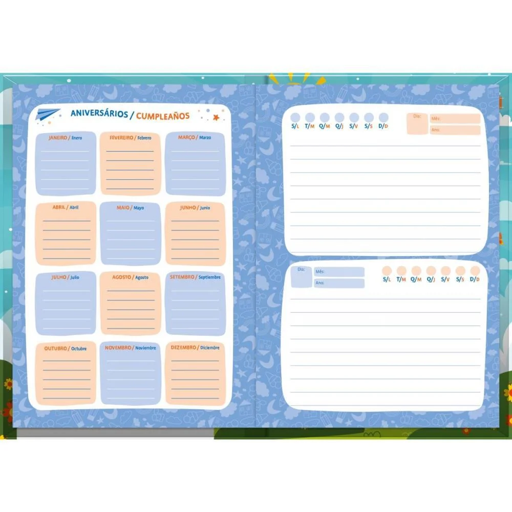 AGENDA PERMANENTE ESCOLAR 96F.105X148MM FORONI (PCT.C/05) - imagem 6