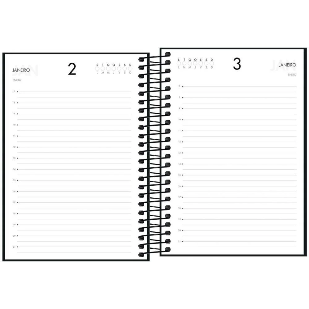 AGENDA PERMANENTE NAPOLI CD ESP 192FLS 129X187MM TILIBRA (PCT.C/05) - imagem 5