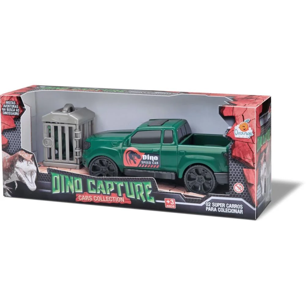 CARRINHO PICK UP DINO CAPTURE CARS ORANGE TOYS (UNIDADE) - imagem 7