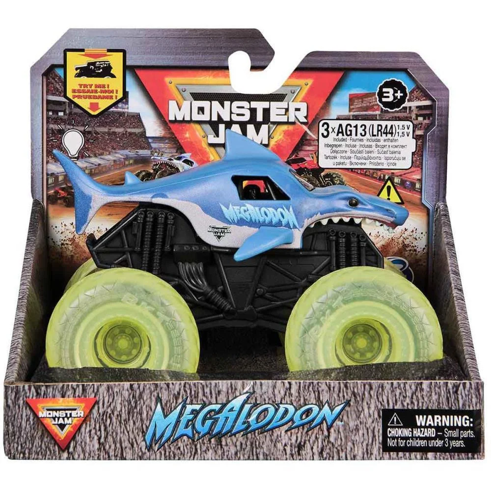 CARRINHO MONSTER JAM C/RODAS NEON 1:43 SUNNY (UNIDADE) - imagem 5