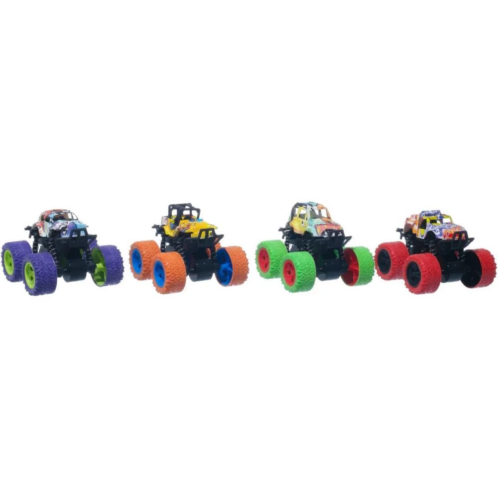 CARRINHO M TRUCK 4X4 4 CORES 9CM PP IMPORT (DP.C/08) - imagem 2