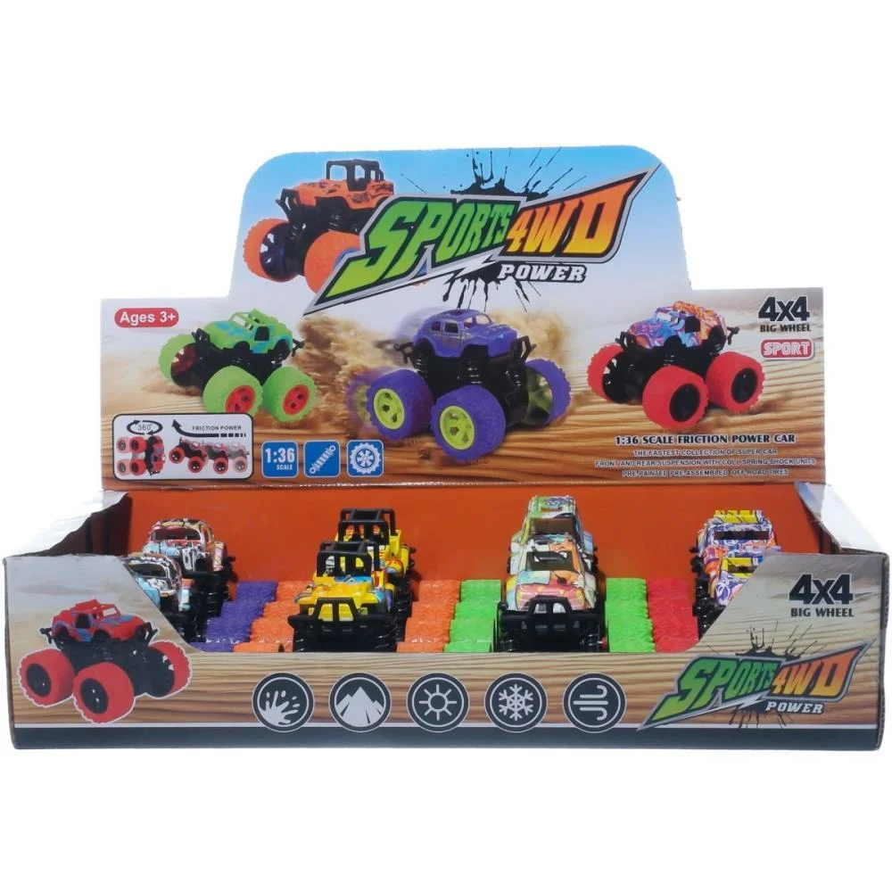 CARRINHO M TRUCK 4X4 4 CORES 9CM PP IMPORT (DP.C/08) - imagem 4