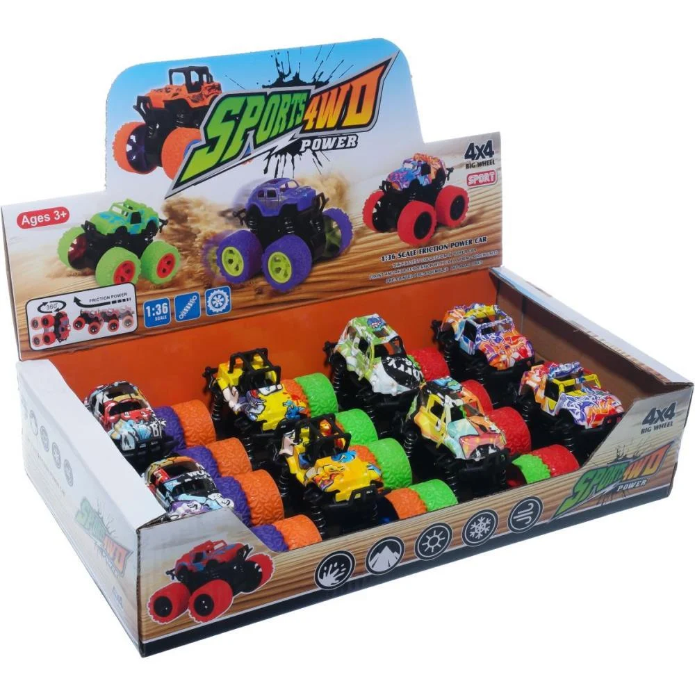 CARRINHO M TRUCK 4X4 4 CORES 9CM PP IMPORT (DP.C/08) - imagem 5