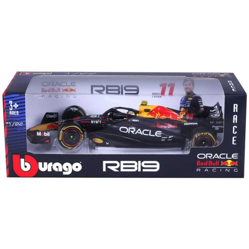 CARRINHO RB RACING ABS C/DRIVER 1:24(S) MAISTO (UNIDADE) - imagem 4