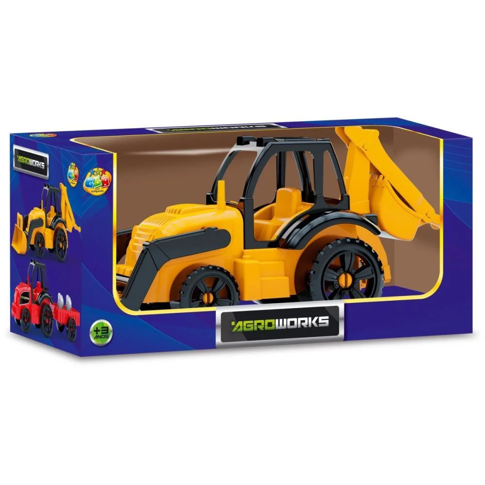 TRATOR RETROESCAVADEIRA AGROWORKS (S) GGB PLAST (UNIDADE) - imagem 4