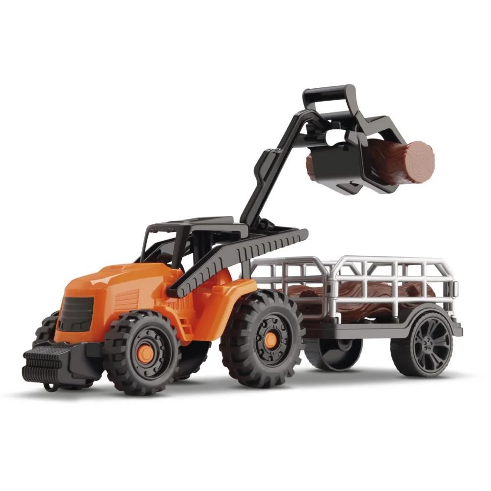 TRATOR TRACTOR SUPER GARRA TORA ORANGE TOYS (UNIDADE) - imagem 2