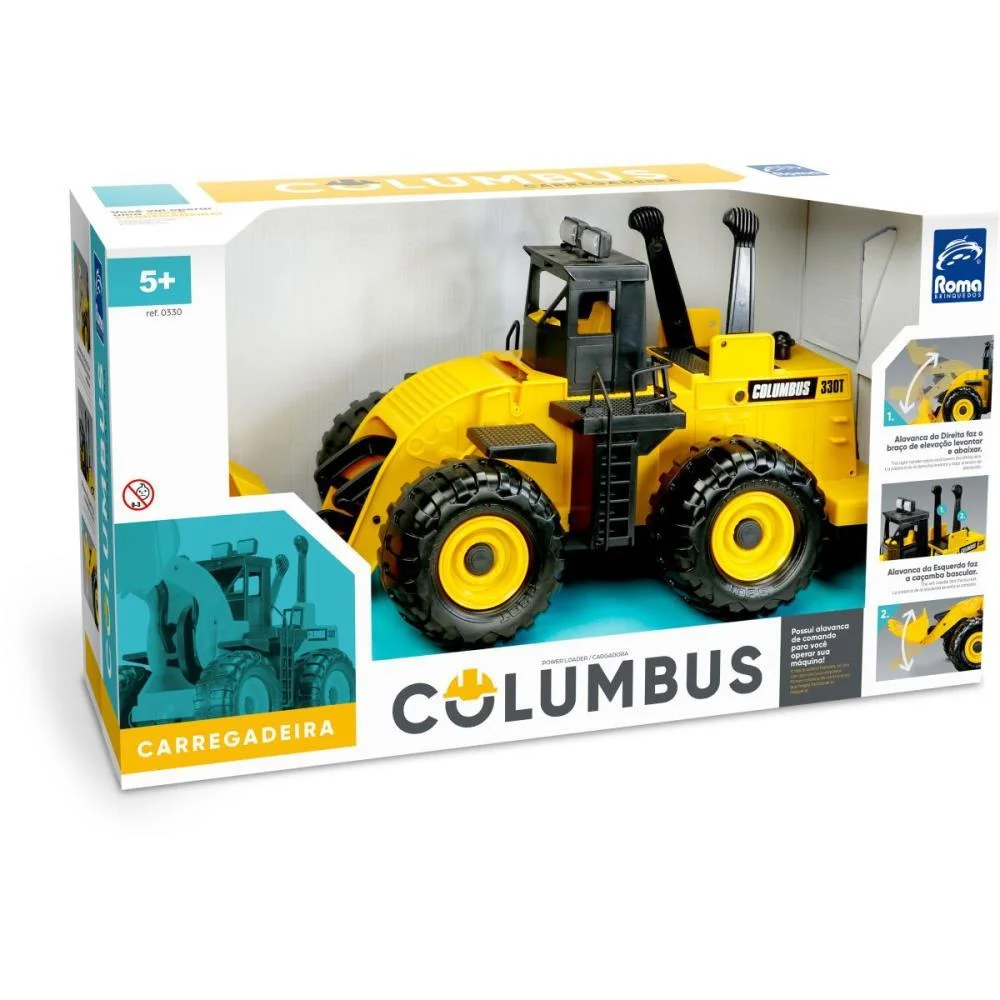 TRATOR CARREGADEIRA COLUMBUZ 51CM. ROMA (UNIDADE) - imagem 4
