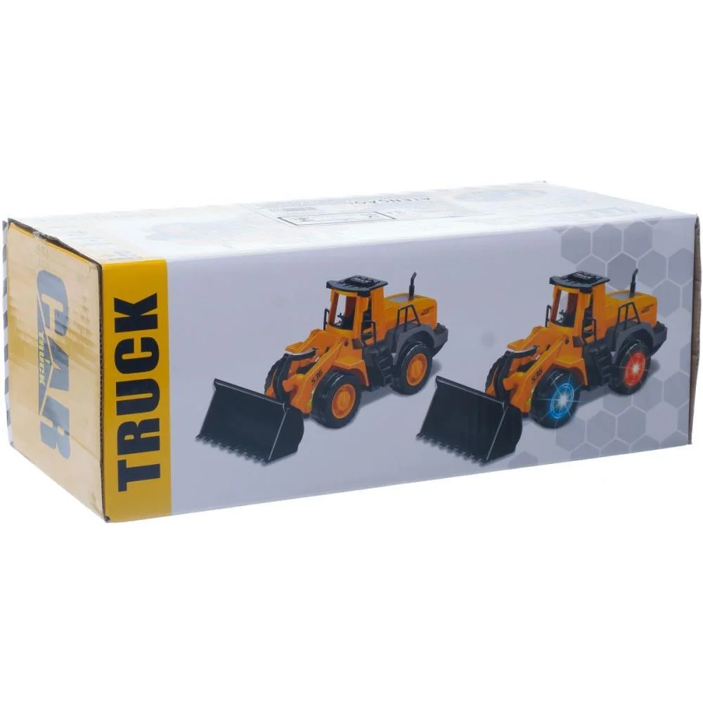 TRATOR CARREGADEIRA C/LUZ E SOM 28CM PP IMPORT (UNIDADE) - imagem 4