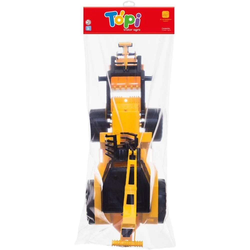 TRATOR AGRO TOPI SOLAPA CARDOSO TOYS (UNIDADE) - imagem 3