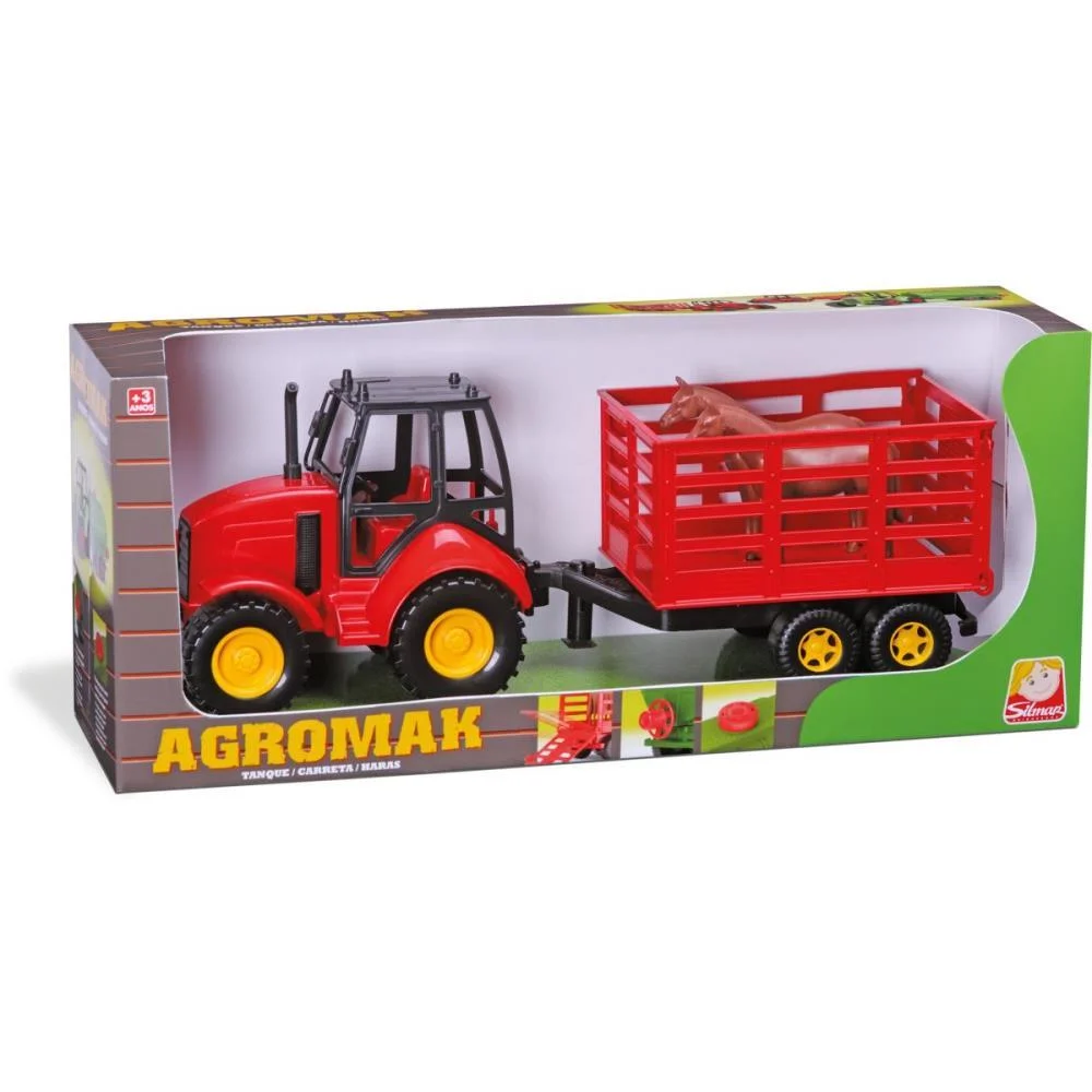 TRATOR AGROMAK HARAS SILMAR BRINQUEDOS (UNIDADE) - imagem 3